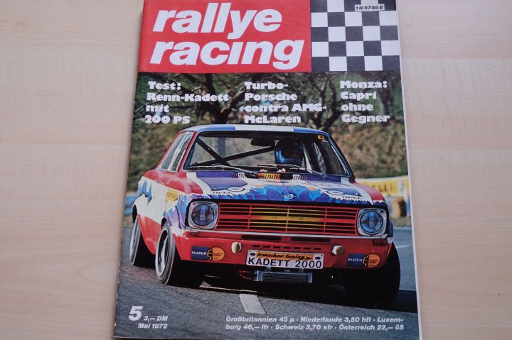 Deckblatt Rallye Racing (05/1972)